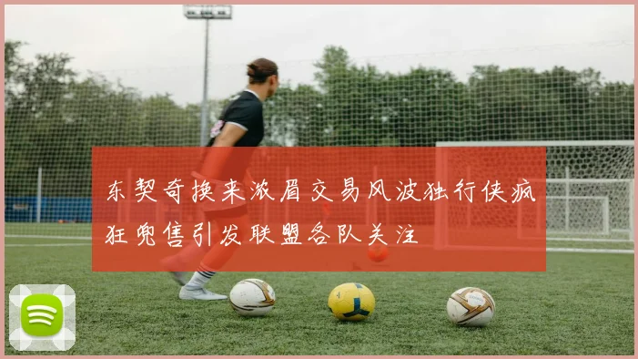 东契奇换来浓眉交易风波独行侠疯狂兜售引发联盟各队关注